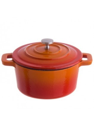 Caçarola Ferro Fundido Laranja 11cm 40cl 