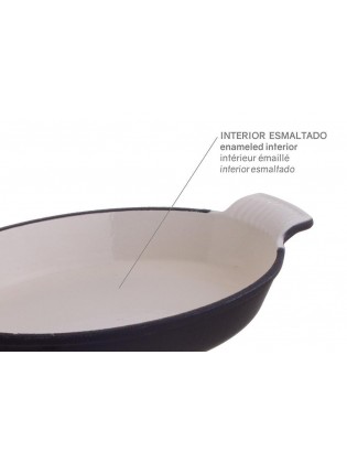 Assadeira Oval em Ferro Fundido