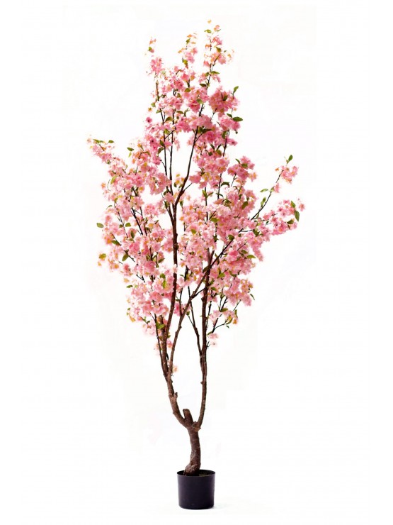 Árvore Amendoeira Rosa Artificial 200cm
