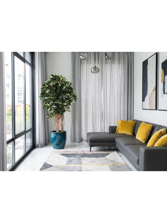 Árvore Cheflera Artificial com Tronco Natural 150cm