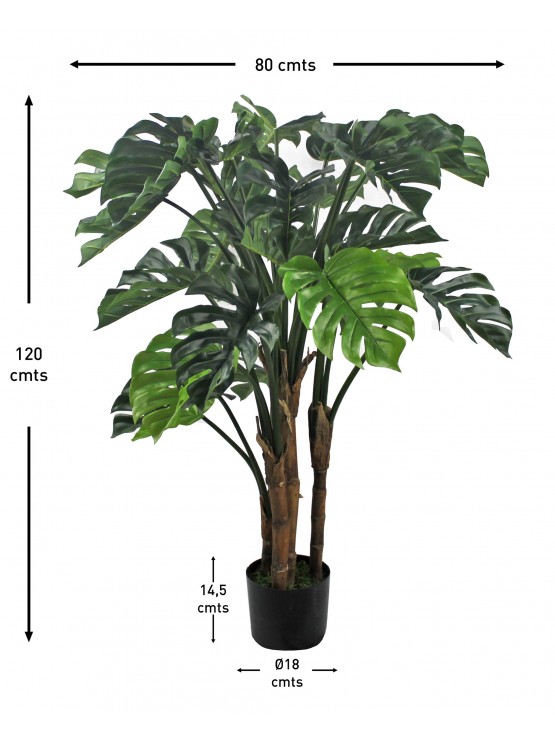 Planta Monstera Artificial 120cm