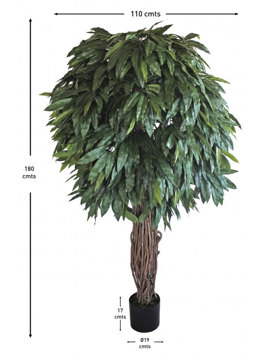 Árvore Manga Artificial com Tronco Natural 180cm