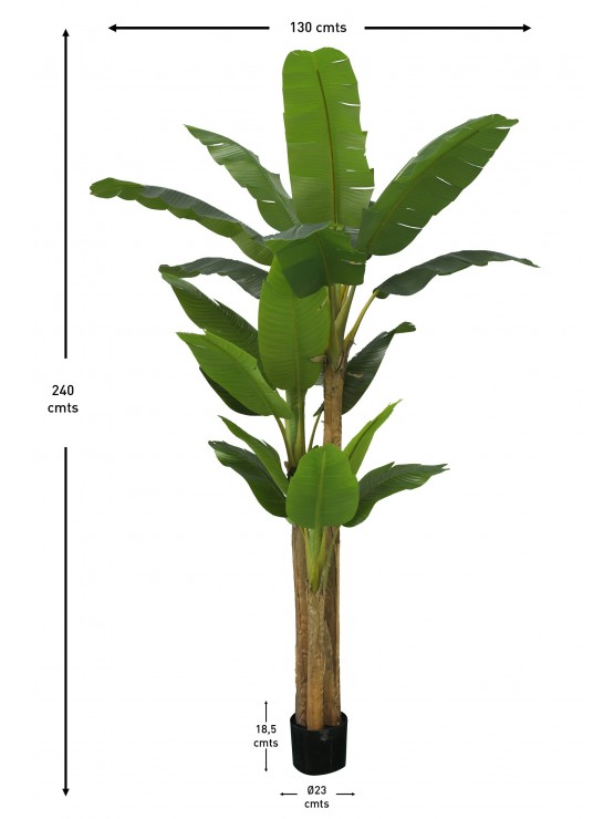 Árvore Bananeira Artificial 240cm