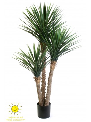 Árvore Yucca Artificial 3 Talos Exterior 150cm