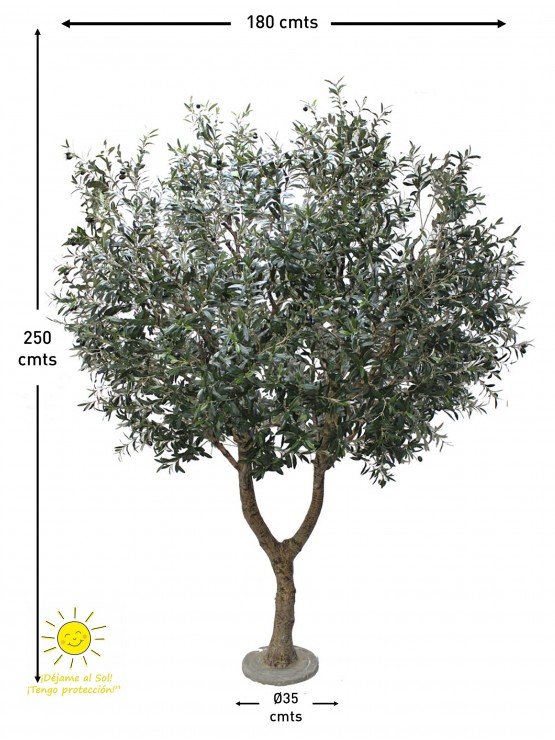 Oliveira Artificial Exterior 250cm