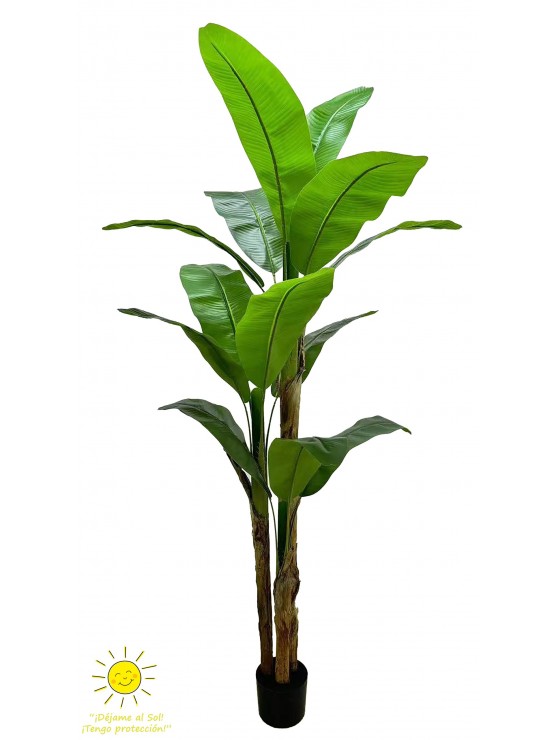 Árvore Bananeira Artificial Exterior 200cm