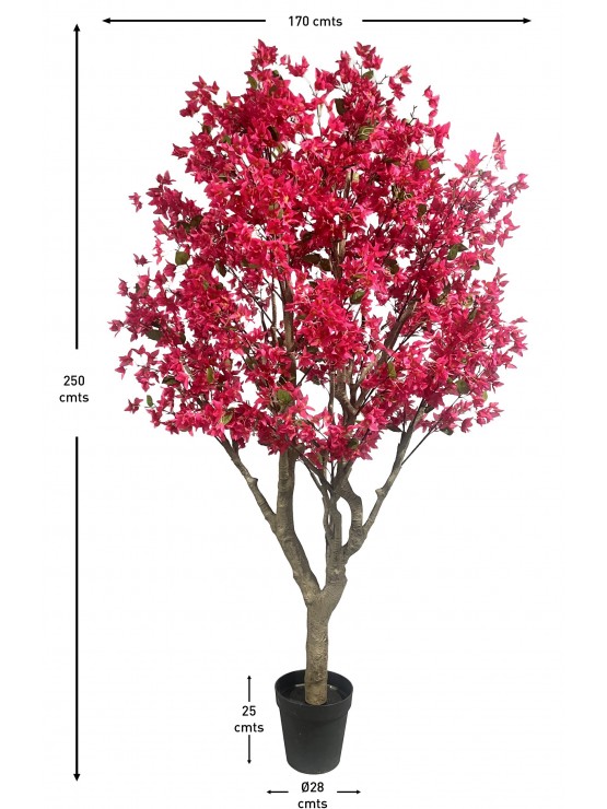 Árvore Buganvília Artificial 250cm