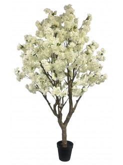 Árvore Amendoeira Branca Artificial 250cm