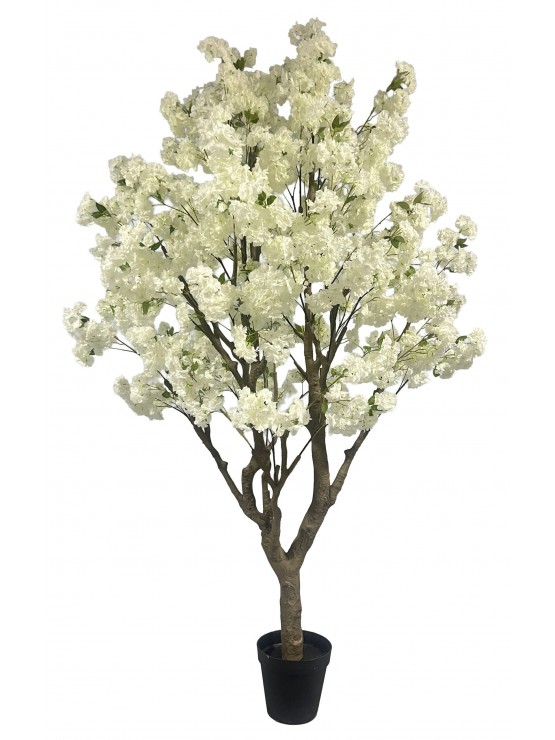 Árvore Amendoeira Branca Artificial 250cm