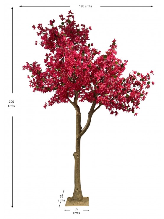 Árvore Buganvília Artificial 300cm