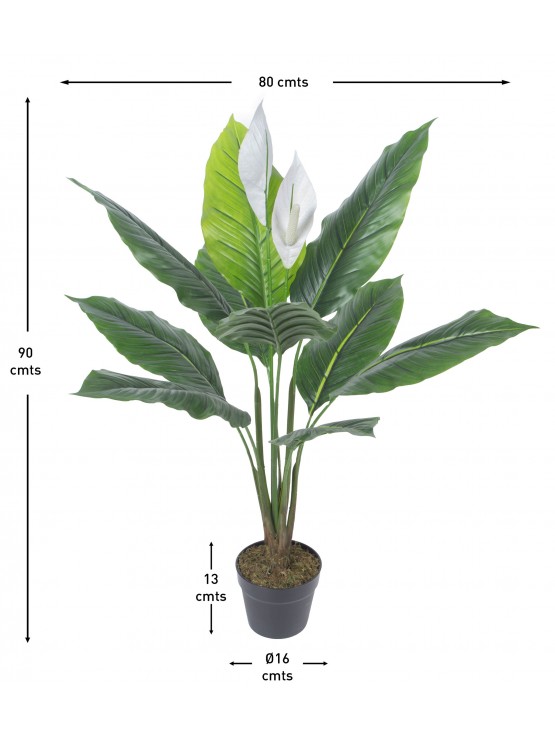 Espatifilo Branco Artificial Exterior 90cm