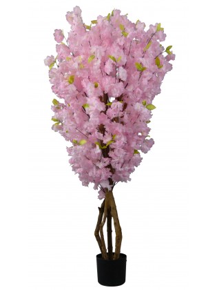 Árvore Amendoeira Rosa Artificial 160cm