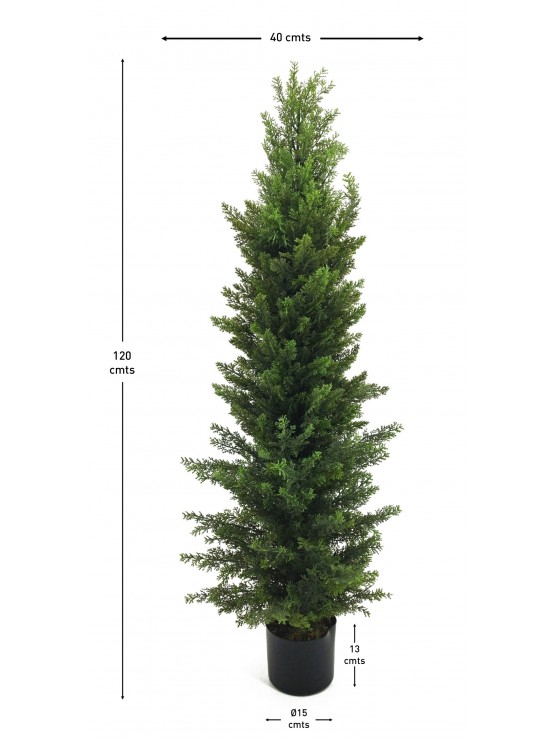 Árvore Cipreste Artificial Exterior 120cm