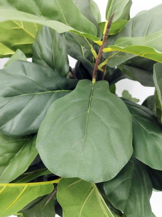 Árvore Ficus Lyrata Artificial com Tronco Natural 115cm