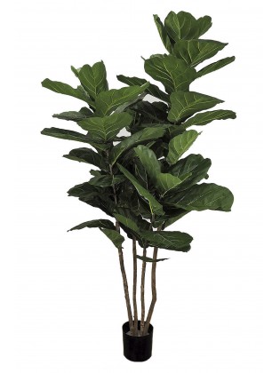 Árvore Ficus Lyrata Artificial com Tronco Natural 200cm
