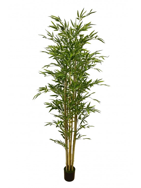 Árvore Bambu Artificial com Tronco Natural 230cm