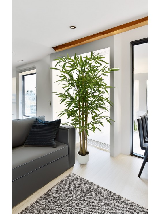 Árvore Bambu Artificial com Tronco Natural 160cm