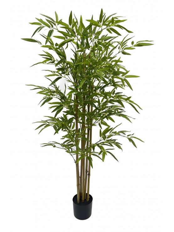 Árvore Bambu Artificial com Tronco Natural 160cm