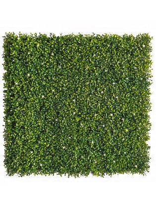Jardim Vertical Buxo Com 80 Flores 100x100cm