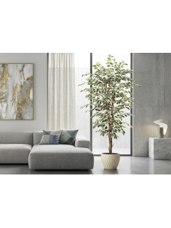 Árvore Ficus Matizado Artificial 210cm