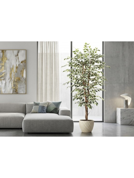 Árvore Ficus Matizado Artificial 210cm