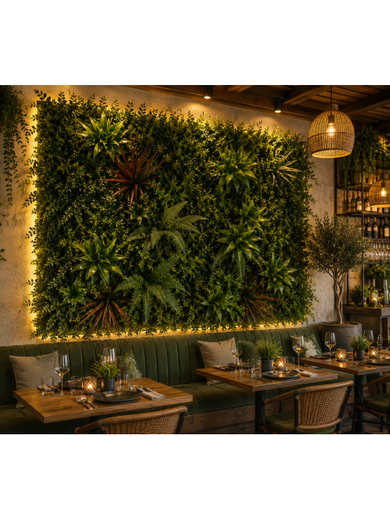 Jardim Vertical Feto Tropical 100x100cm