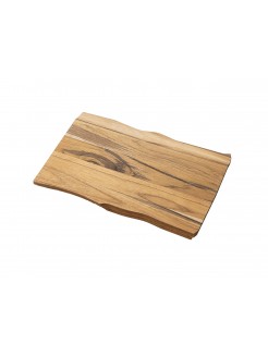 Tabua Retangular de Madeira Teca Savia 34x23cm