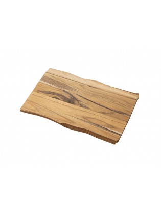 Tabua Retangular de Madeira Teca Savia 34x23cm