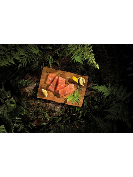 Tabua Retangular de Madeira Teca Savia 34x23cm