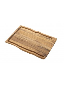 Tabua Retangular de Madeira Teca Savia 40x28cm