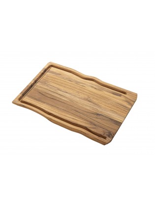 Tabua Retangular de Madeira Teca Savia 40x28cm