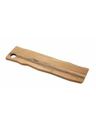 Tabua Retangular de Madeira Teca Savia 60x15cm