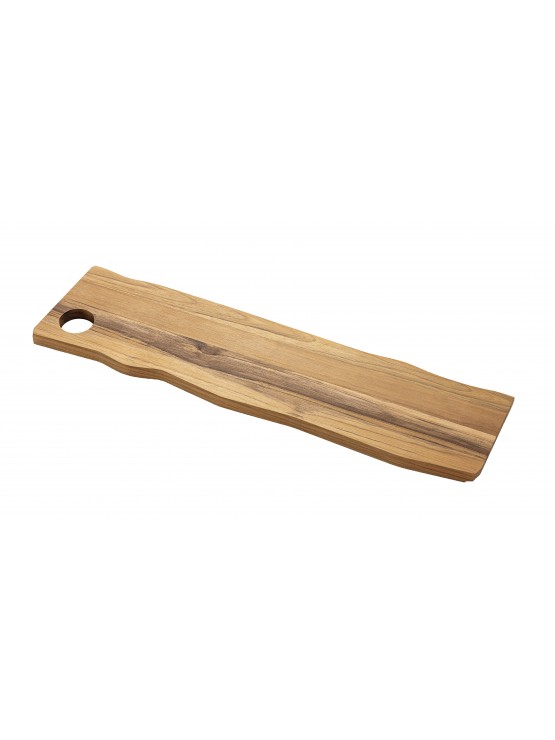 Tabua Retangular de Madeira Teca Savia 60x15cm