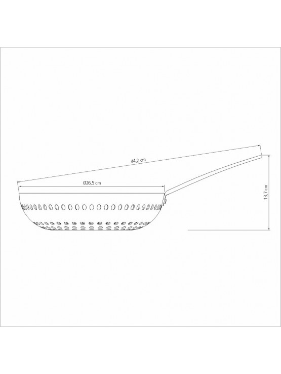 Wok Aluminio Anodizado 26cm