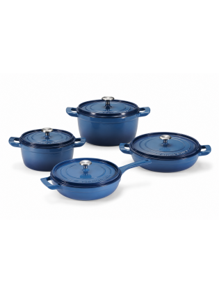 Conjunto 4 Peças Tramontina Ferro Fundido Azul