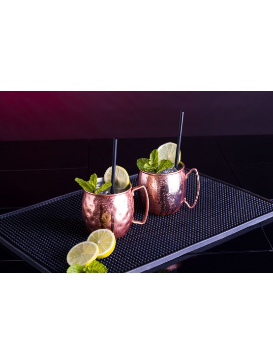 Tapete Balcão Borracha Preto