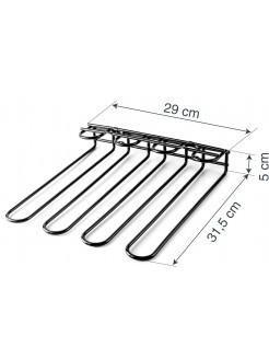 Suporte 12 Copos Preto