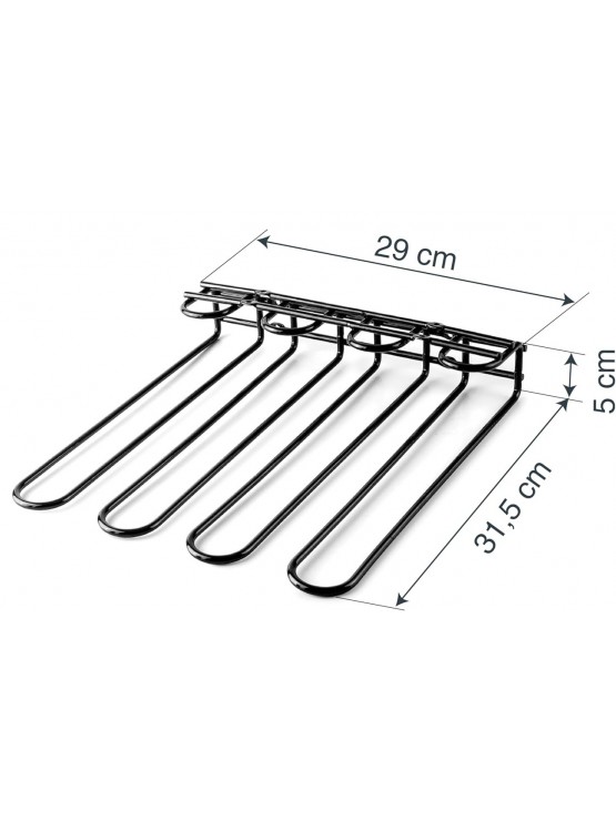 Suporte 12 Copos Preto