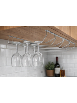 Suporte de Copos Cromado 4 Filas