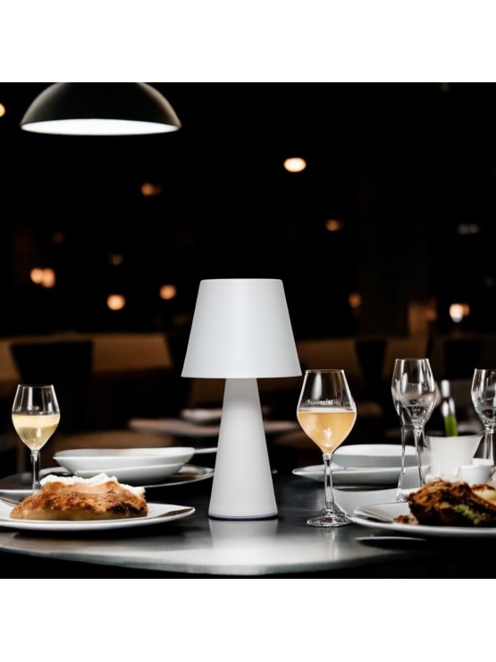 Candeeiro de Mesa Branco