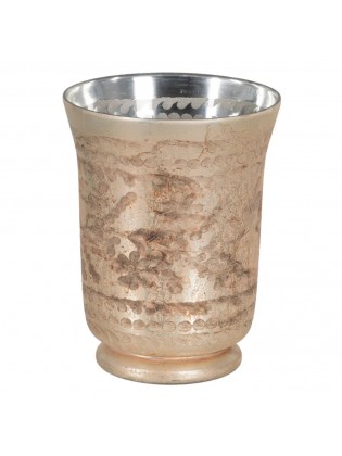 Castiçal Branco Ferrugem 23cm