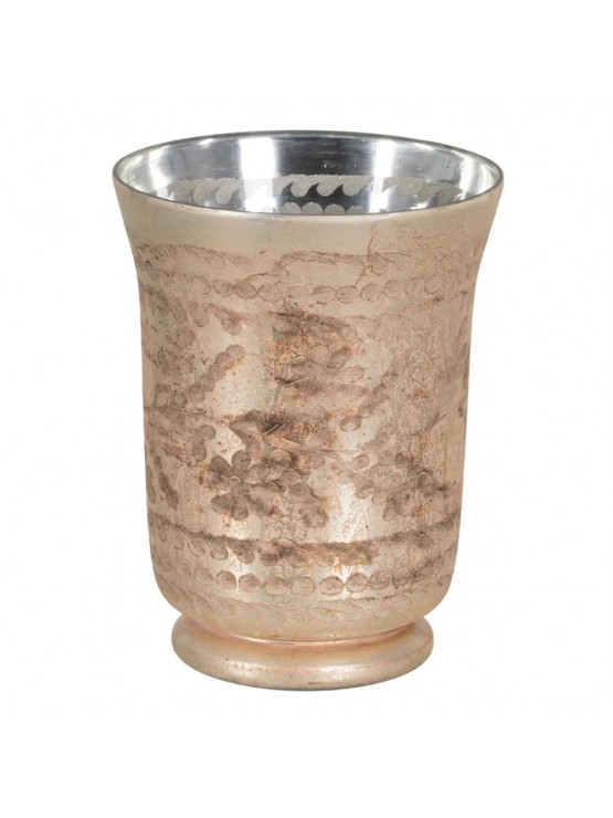 Castiçal Branco Ferrugem 23cm