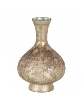 Vaso Branco Ferrugem Cristal