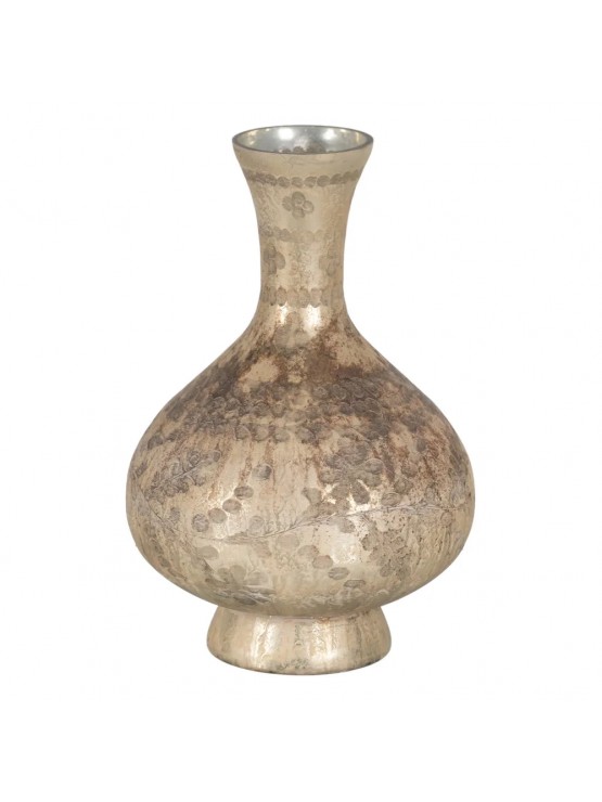 Vaso Branco Ferrugem Cristal