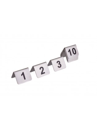 Placa Numérica Inox