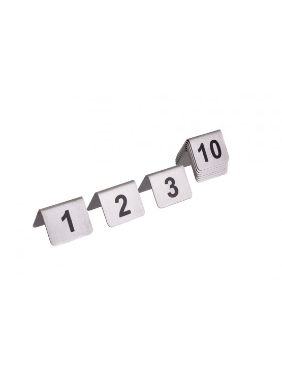 Placa Numérica Inox