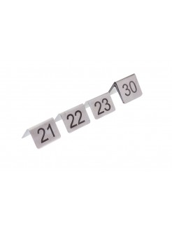 Placa Numérica Inox