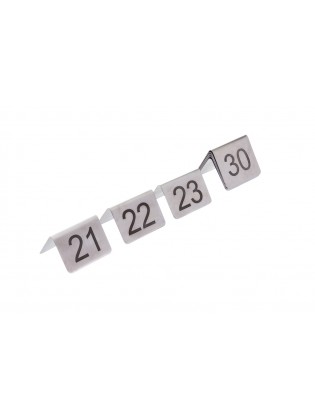 Placa Numérica Inox