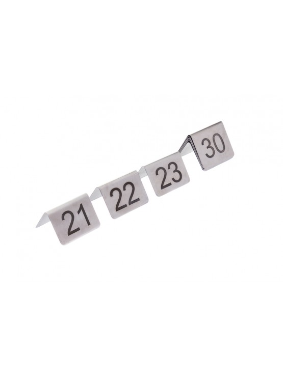 Placa Numérica Inox