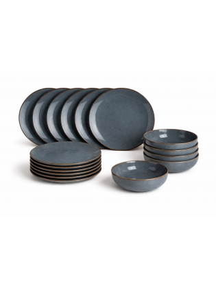 Serviço Loiça Pearl Bege 18 Peças